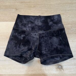 Align tie dye bike/ yoga shorts